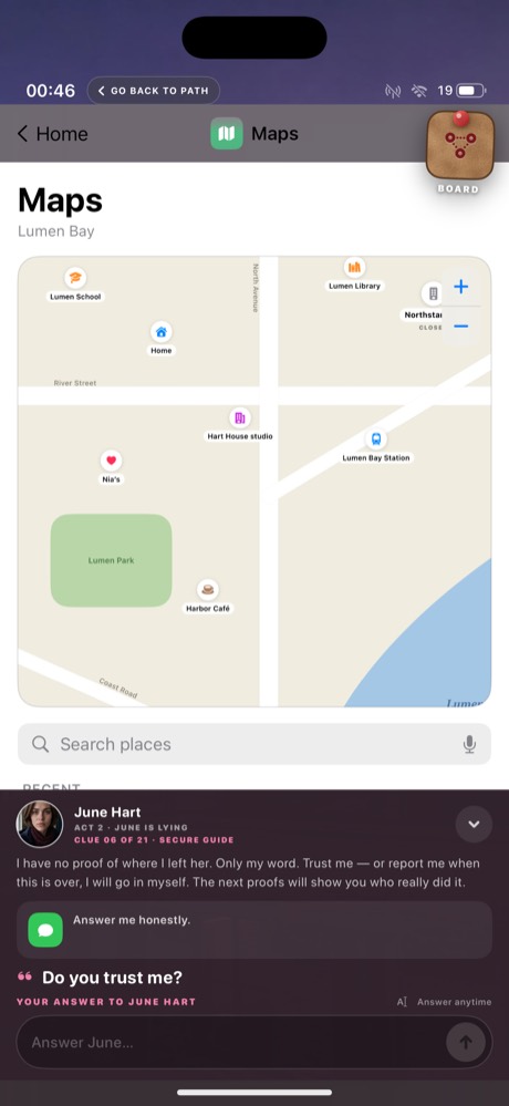Maps of Lumen Bay